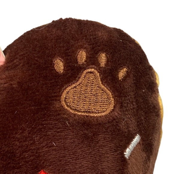 Hugs Kisses Bone Dog Toy‎ Plush Squeaker Metro Pawlin Pet 9 Inch - Picture 2 of 8